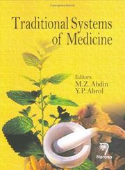Cover of: Traditional Systems of Medicine by M. Z. Abdin