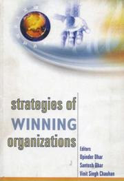 Cover of: Strategies of Winning Organisations