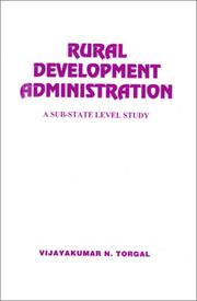 Cover of: Rural Development Administration | Vijayakumar N. Torgal