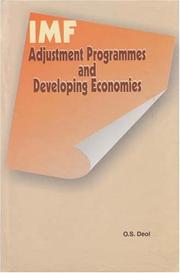 Cover of: Imf Adjustment Programmes and Developing Economies | O. s. Deol