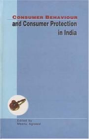 Cover of: Consumer Behaviour and Consumer Protection in India