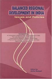 Cover of: Balanced Regional Development in India by Anita Kumari