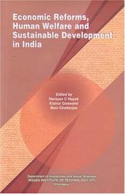 Economic reforms, human welfare, and sustainable development in India by Kishor Goswami