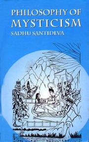 Cover of: Philosophy of Mysticism by Sadhu Santideva