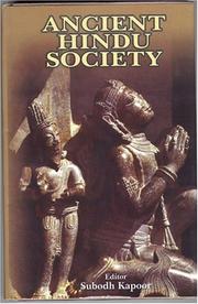 Cover of: Ancient Hindu Society