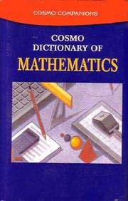 Front cover of Cosmo Dictionary of Mathematics by Unknown