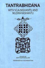 Cover of: Tantrabhidhana by 