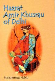 Cover of: Hazrat Amir Khusrau of Delhi