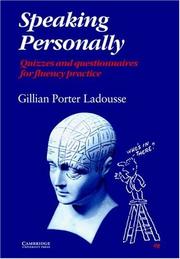 Cover of: Speaking Personally by Gillian Porter Ladousse