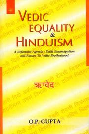 Cover of: Vedic Equality and Hinduism