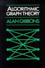 Cover of: Algorithmic graph theory by Gibbons, Alan