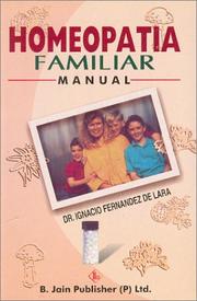 Cover of: Homeopatia Familiar Manual