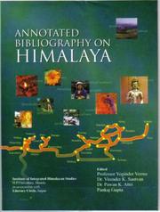 Annoted Bibliography on Himalaya by Yoginder Verma