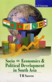 Cover of: Socio-economics and Political Development in South Asia by T.R. Sareen