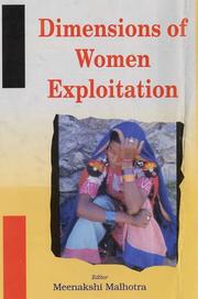 Cover of: Dimensions of Women's Exploitation