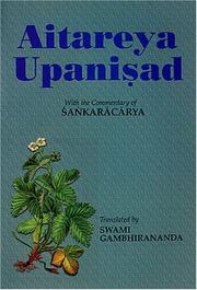 Cover of: Aitereya Upanishad by Swami Gambhirananda
