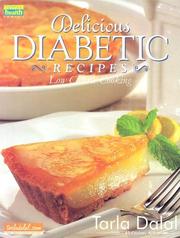 Cover of: Delicious Diabetic Recipies by Tarla Dalal