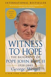 Cover of: Witness to Hope by George Weigel