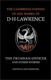 Cover of: The Prussian Officer and Other Stories by David Herbert Lawrence