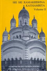 Cover of: Sri Sri Ramakrishna Kathamrita, Volume II