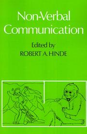 Cover of: Non-verbal Communication