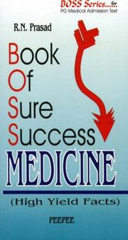 Cover of: BOSS Medicine by R.N. Prasad, R.N. Prasad