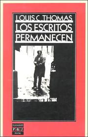 Cover of: Los Escritos Permanecen