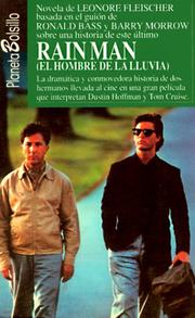 Cover of: Rain Man (spanish)
