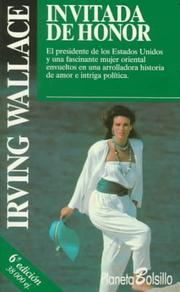 Cover of: Invitada De Honor by Irving Wallace