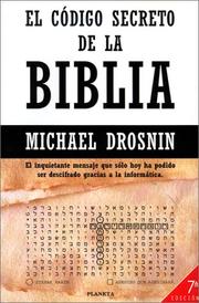 Cover of: El código secreto de la Biblia by Michael Drosnin