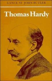 Cover of: Thomas Hardy by Butler, Lance St. John.