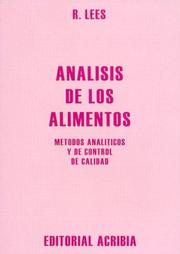 Cover of: Analisis de Los Alimentos