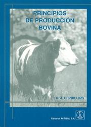 Cover of: Principios de Produccion Bovina by C. J. C. Phillips