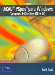 Cover of: Orcad PSPICE Para Windows Vol. I: Circuitos DC y AC