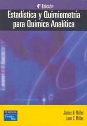 Cover of: Estadistica y Quimiometria Para Quimica Analitica