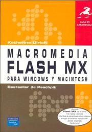 Cover of: Macromedia Flash MX Para Windows y Macintosh