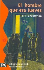 Cover of: El Hombre Que Era Jueves by Gilbert Keith Chesterton