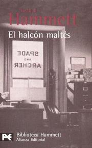 Cover of: El halcón maltés by Dashiell Hammett