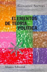Cover of: Elementos De Teoria Politica (Alianza Ensayo)