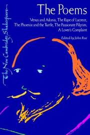 Poems (Passionate Pilgrim / Phoenix and the Turtle / Rape of Lucrece / Venus and Adonis) Poems (Passionate Pilgrim / Phoenix and the Turtle / Rape of Lucrece / Venus and Adonis)