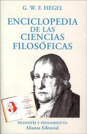 Cover of: Enciclopedia de Las Ciencias Filosoficas