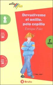 Cover of: Devuelveme el Anillo, Pelo Cepillo