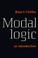 Cover of: Modal logic