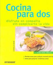 Cover of: Cocina Para Dos/cooking for Two by Cornelia Adam