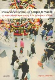 Cover of: Variaciones Sobre Un Parque Tematico