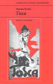 Cover of: Giacomo Puccini, Tosca by Mosco Carner