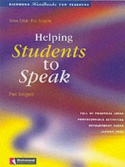 Cover of: Helping Students to Speak