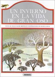 Cover of: UN Invierno En LA Vida De Gran Oso/Winter in the Life of Great Bear