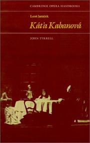 Cover of: Leoš Janáček, Kát̕a Kabanová