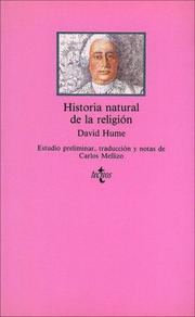 Cover of: Historia Natural de La Religion
